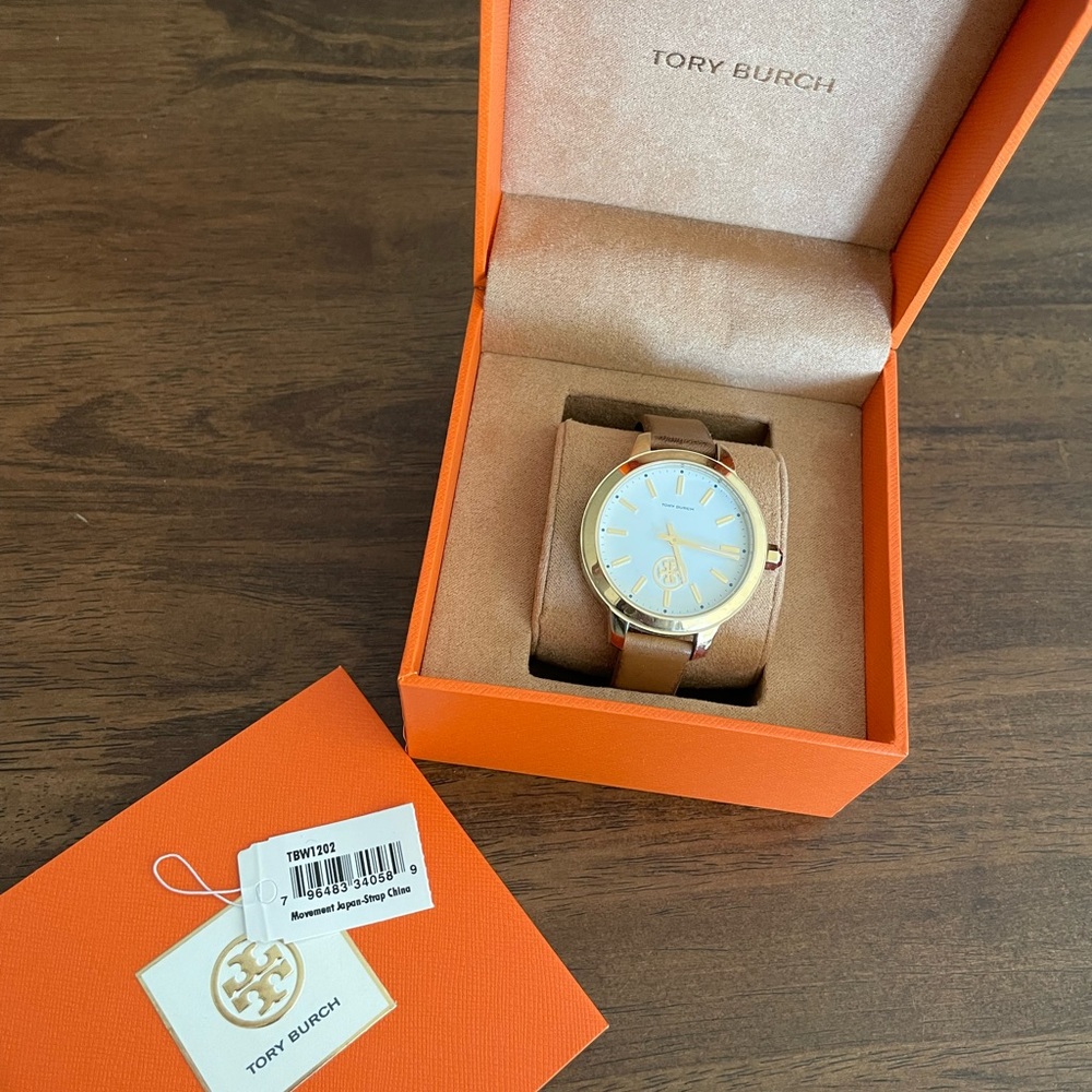 Tory Burch Brown Leather Watch